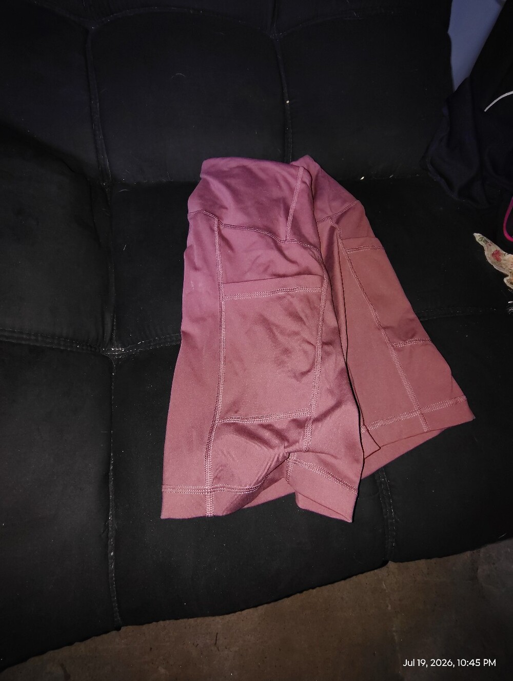 Yogalicious Rose-Mauve Bike Shorts with Side Pockets